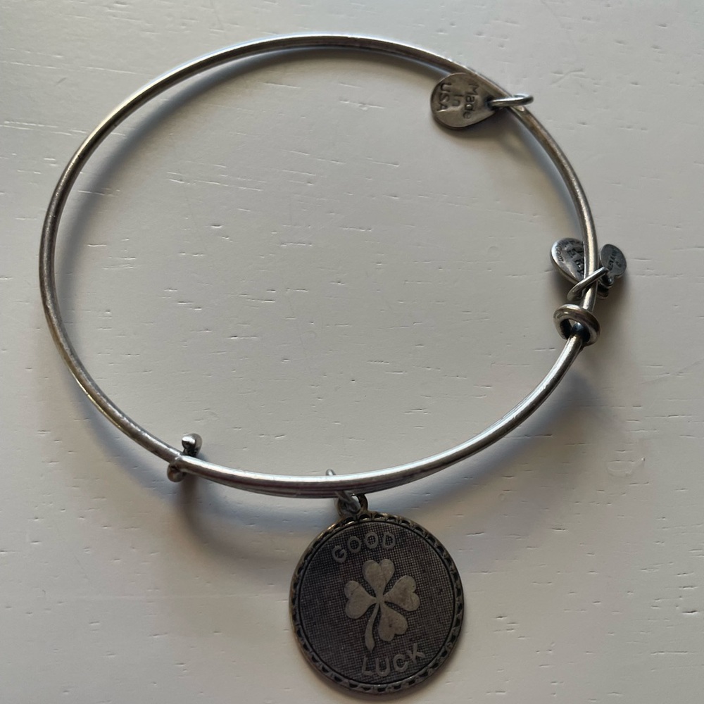 Alex and Ani clover bangle